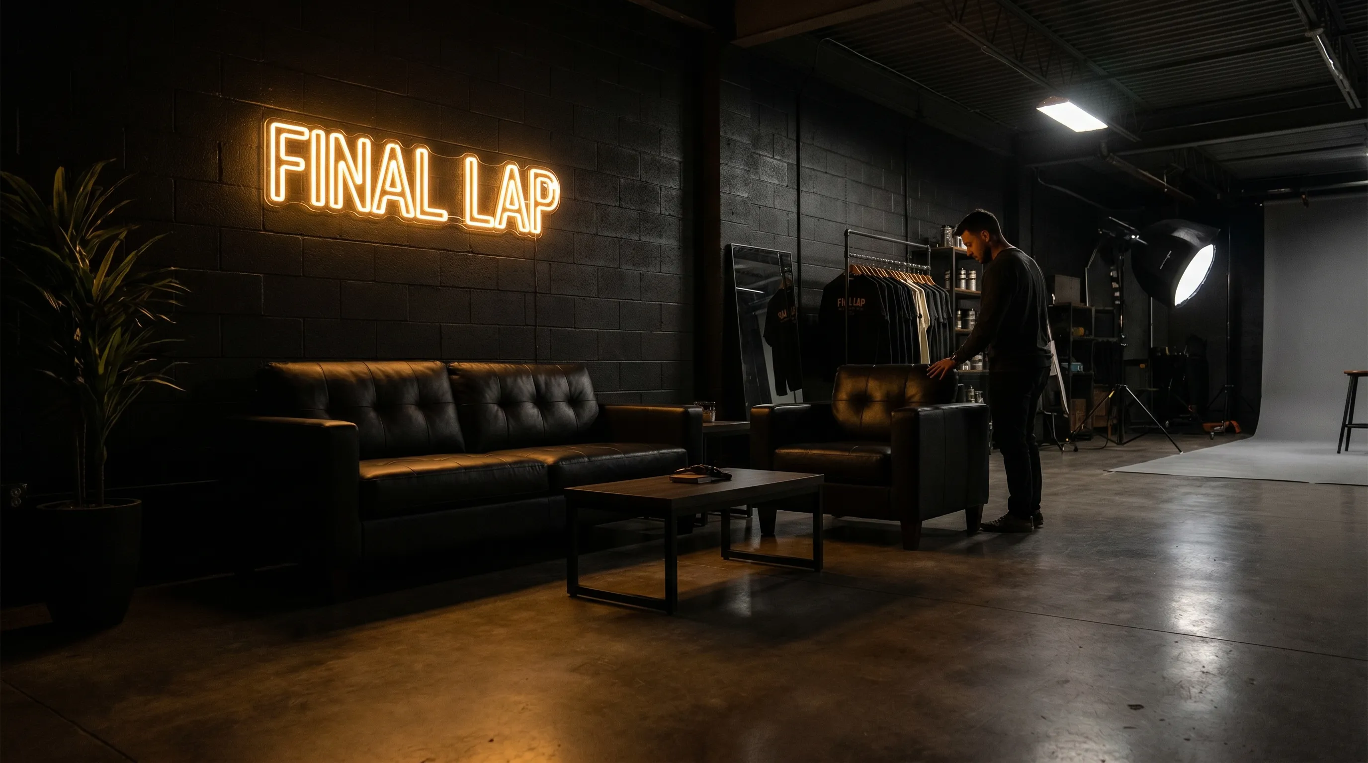 Final Lap studio space Columbus Ohio interior 1